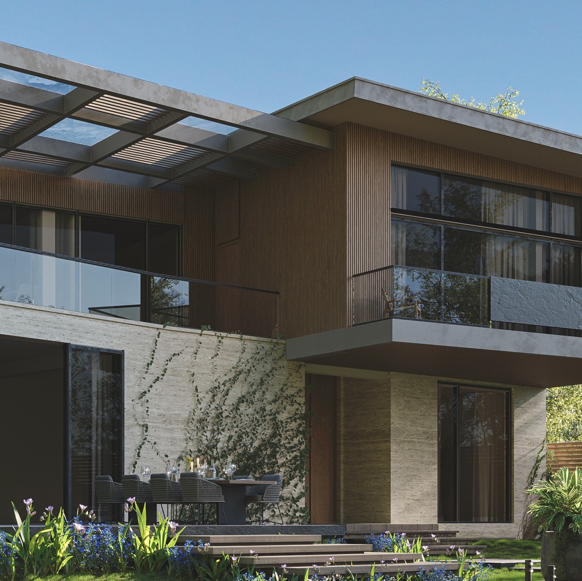 Architectural Design of Private House - Private Residence Saguramo