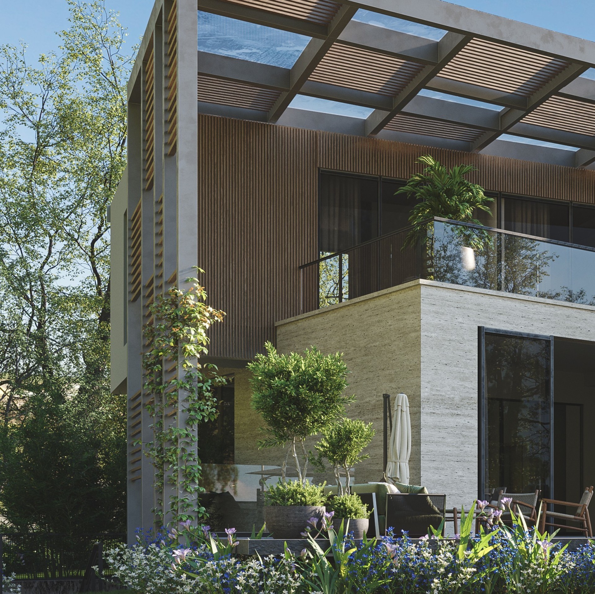 Architectural Design of Private House - Private Residence Saguramo