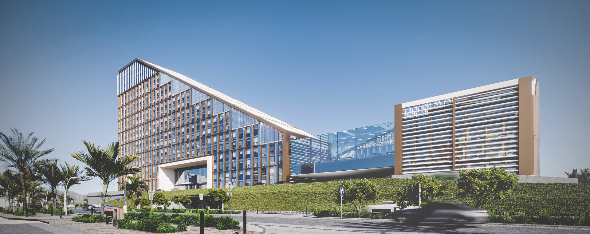 The architecture of office spaces - Abu Dhabi Office