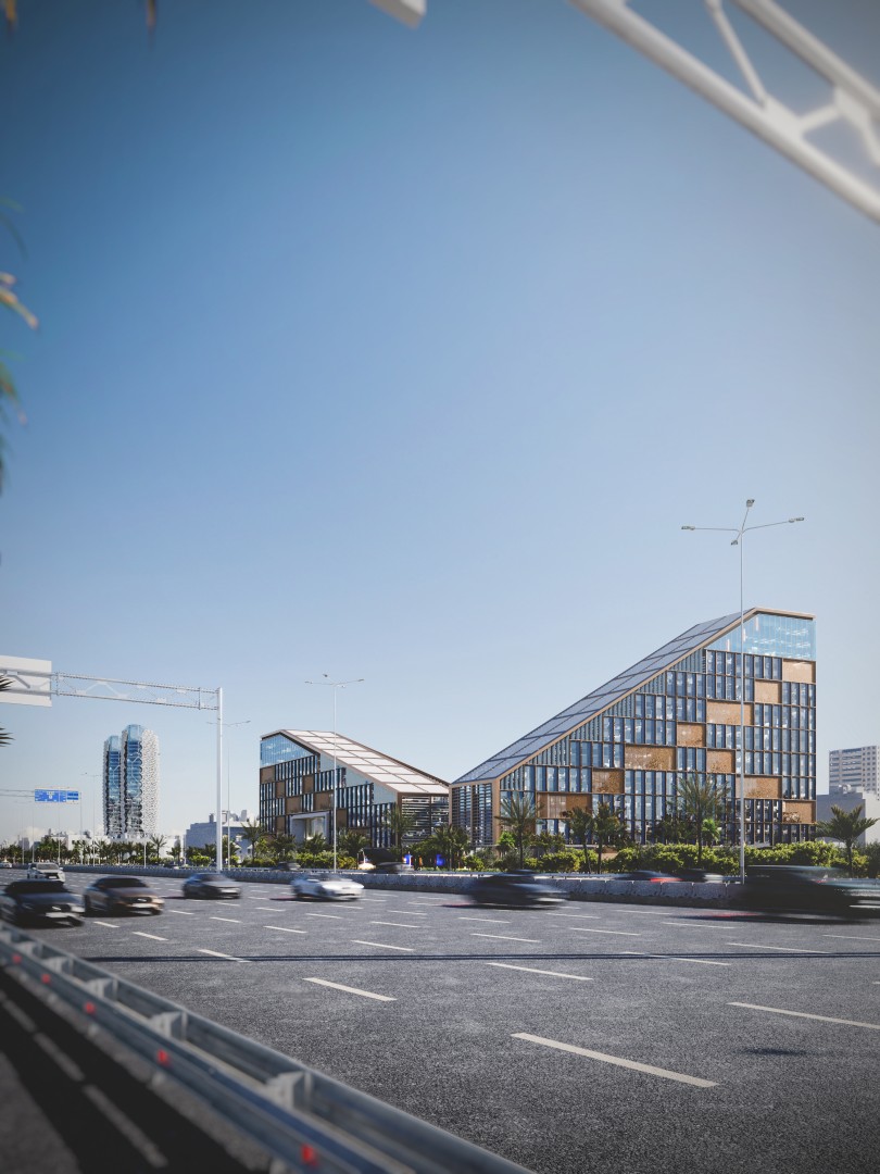 The architecture of office spaces - Abu Dhabi Office