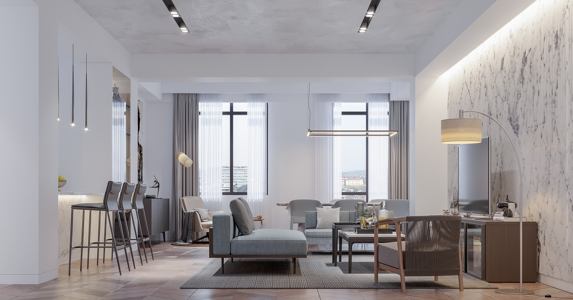 Apartment Interior Design - Chavchavadze Apartment