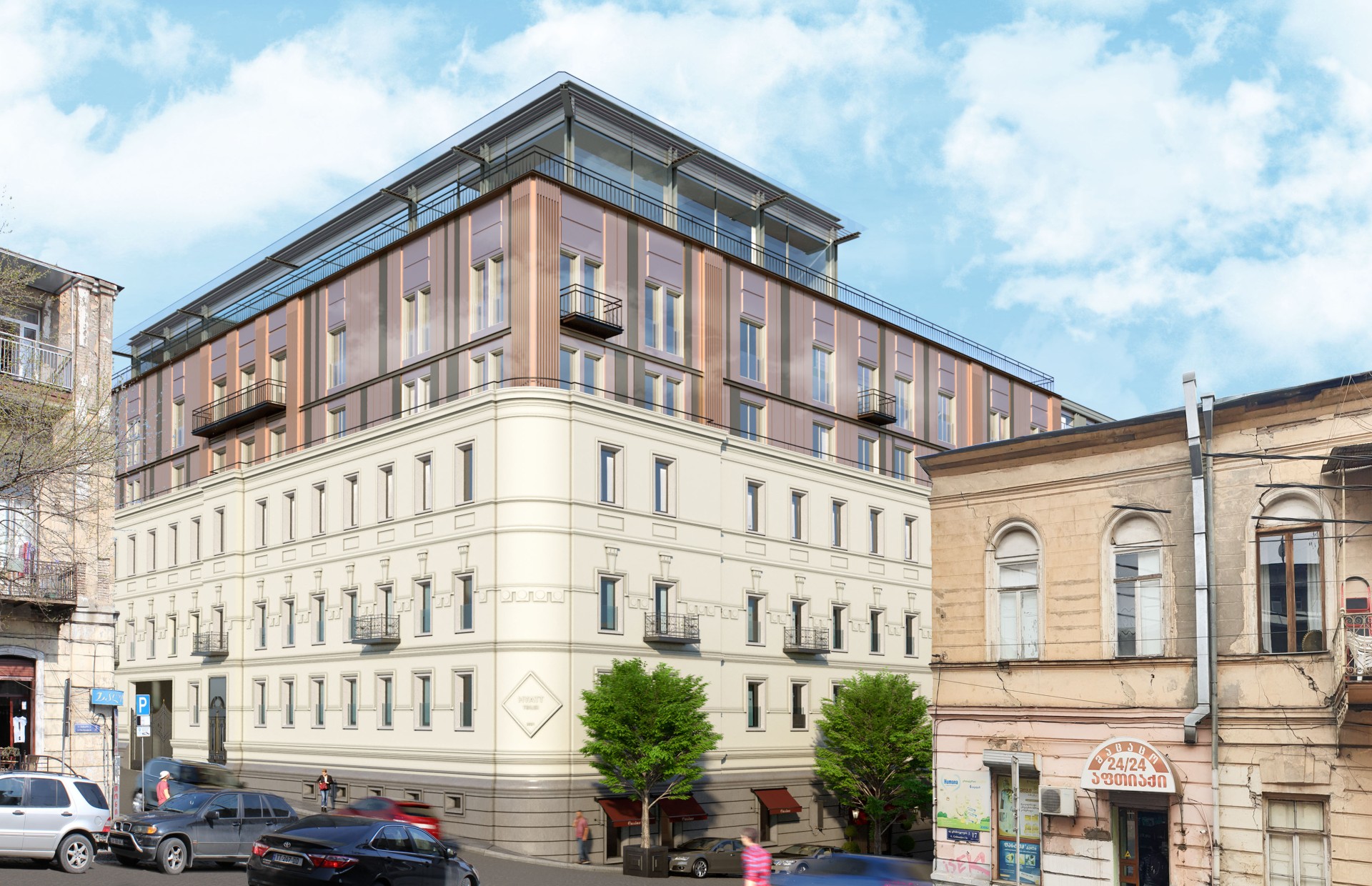 traditional architecture - Hyatt Rustaveli