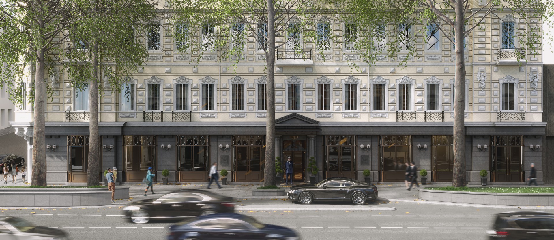 traditional architecture - Hyatt Rustaveli