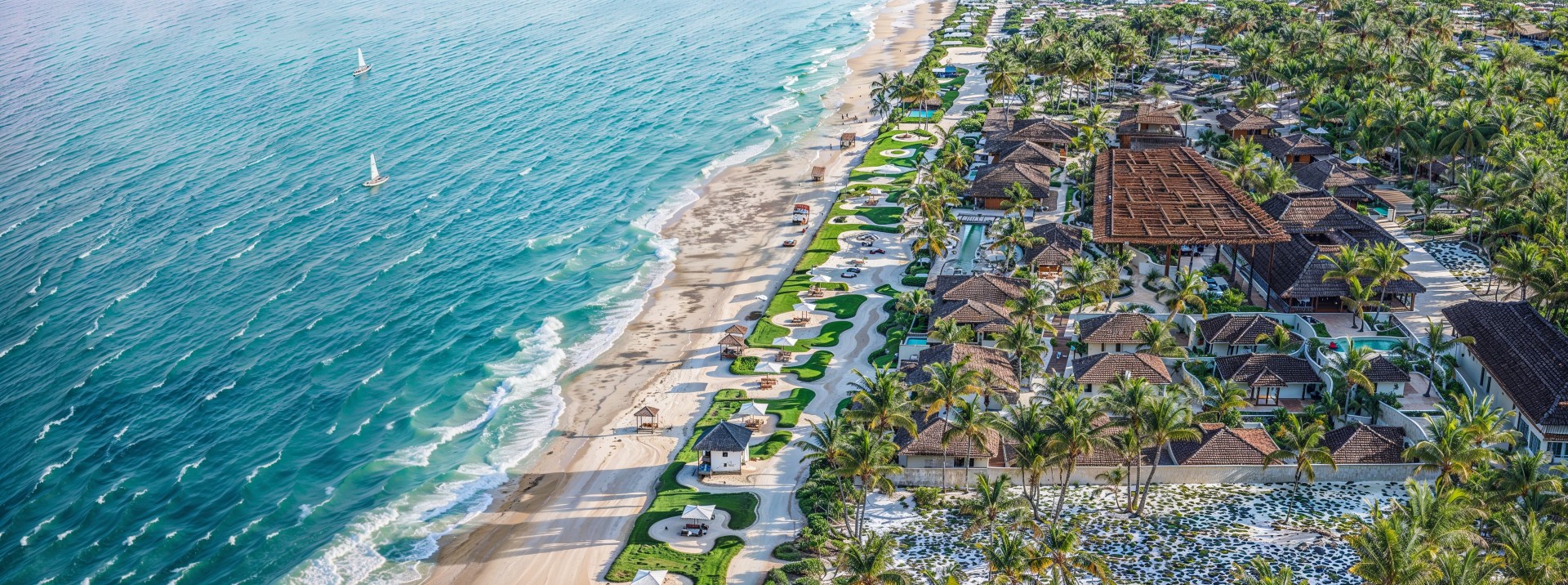 modern architecture - Paje Beach Resort