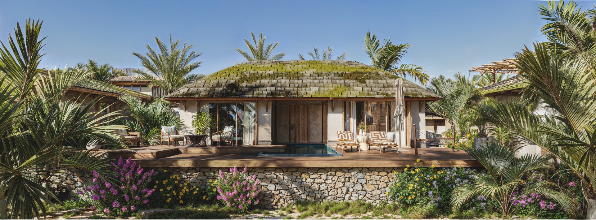 modern architecture - Paje Beach Resort