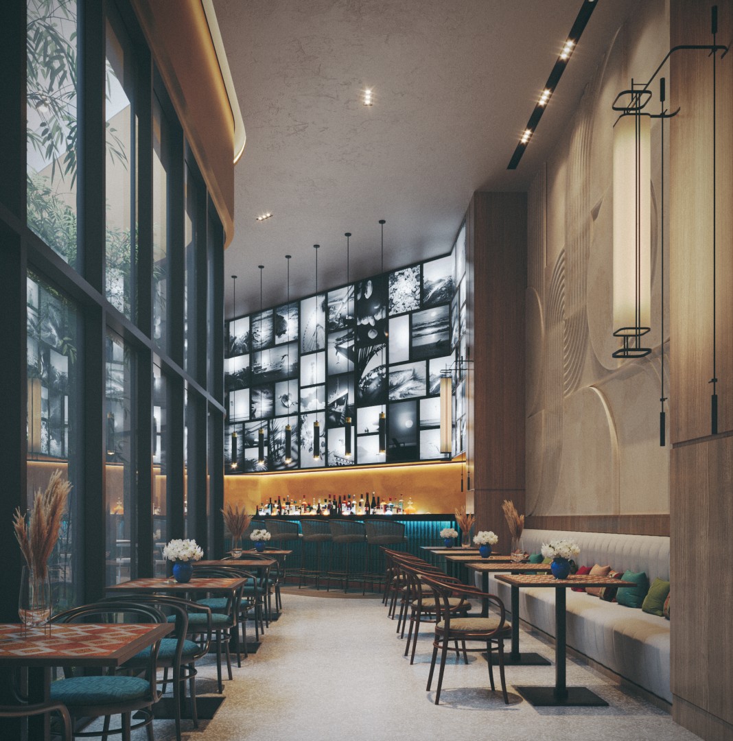 restaurants and bars