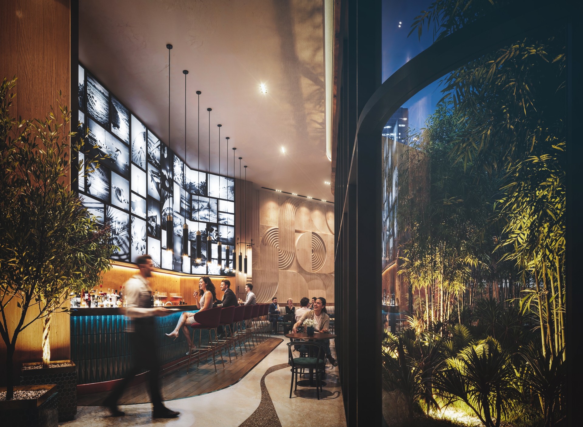  restaurants and bars 