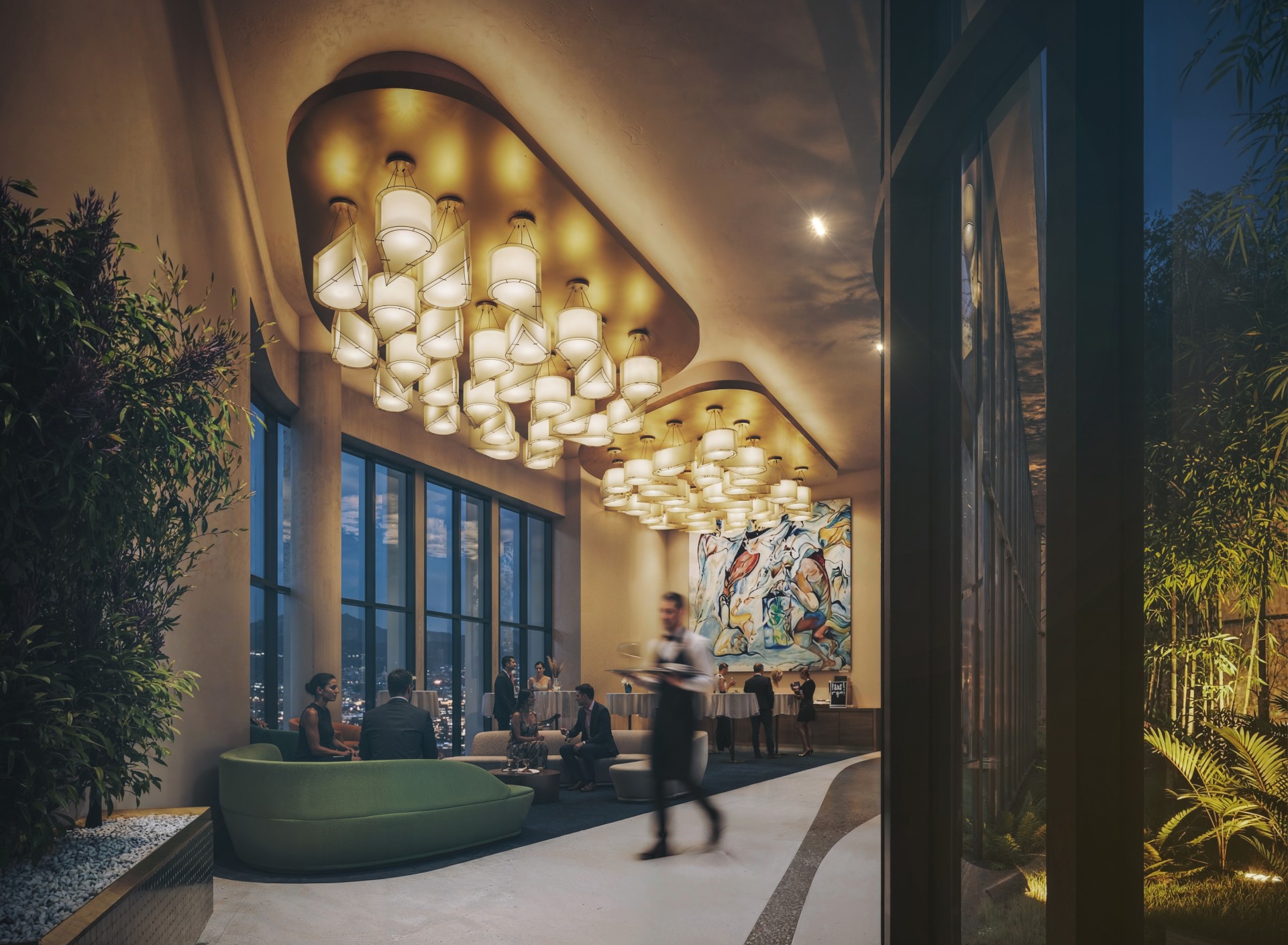  restaurants and bars 