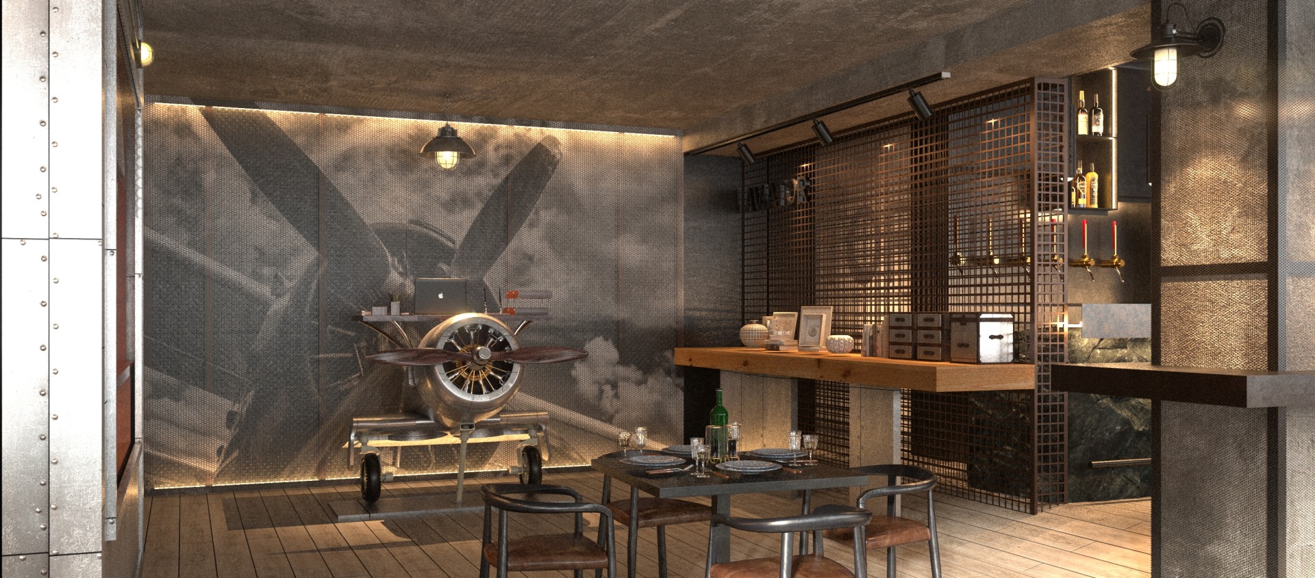 Architectural Design - Restaurant Aviator