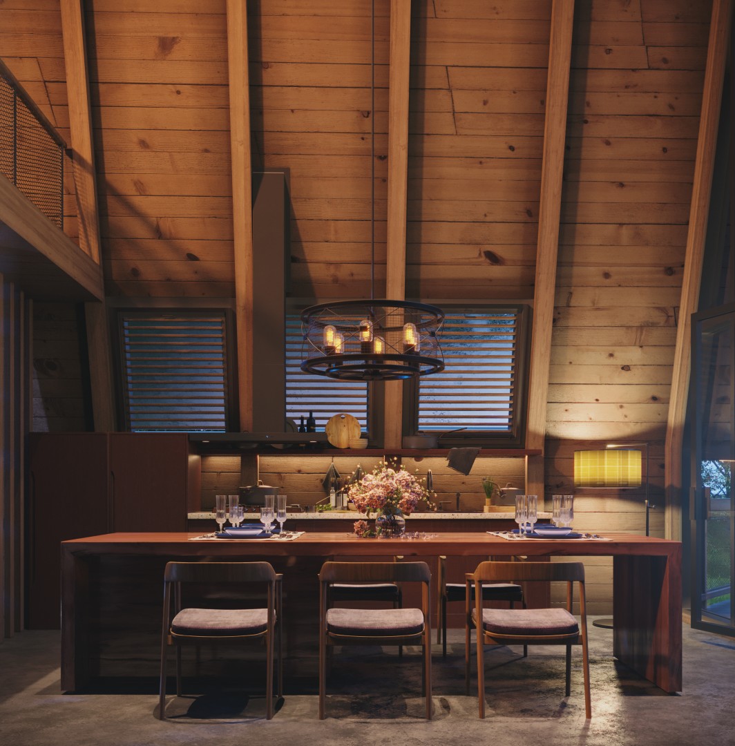 wooden cottage design - Wooden Cabin