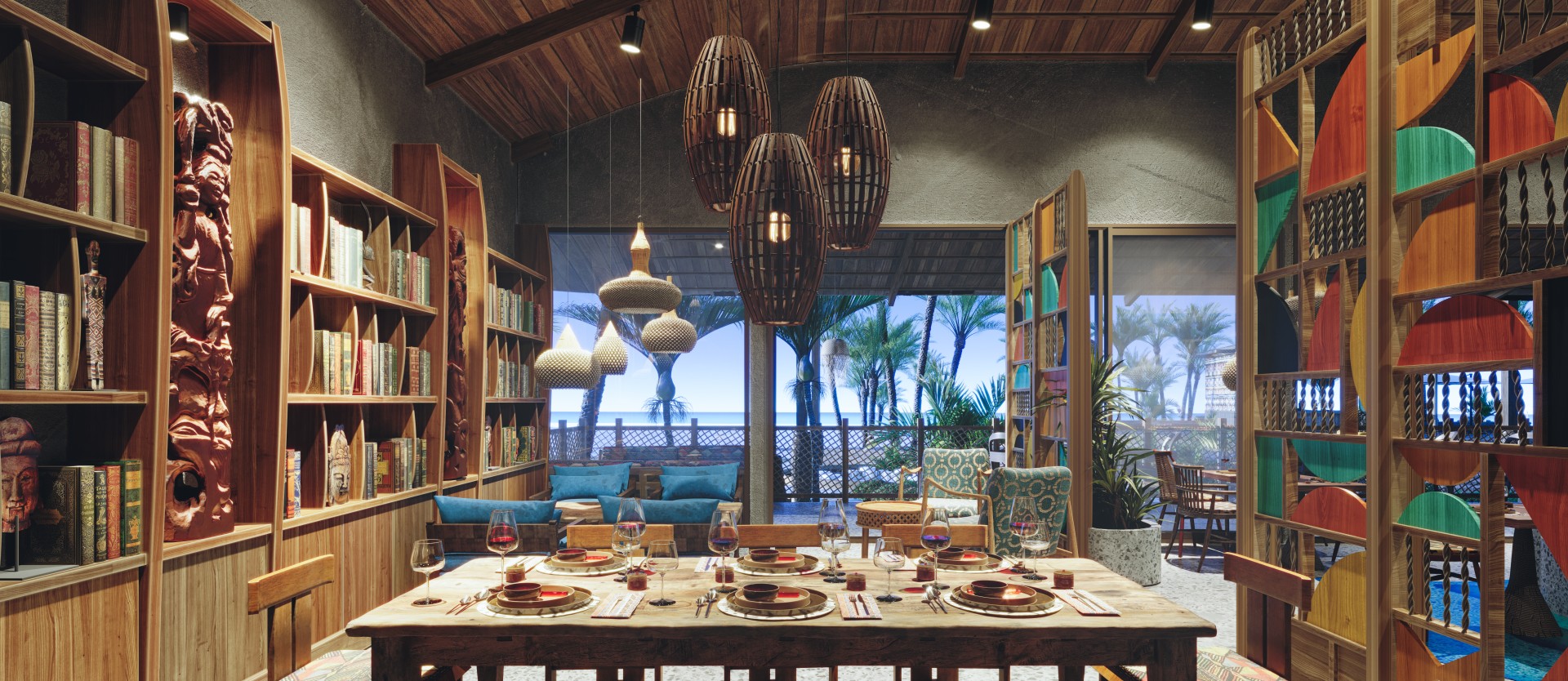 Restaurant interior design