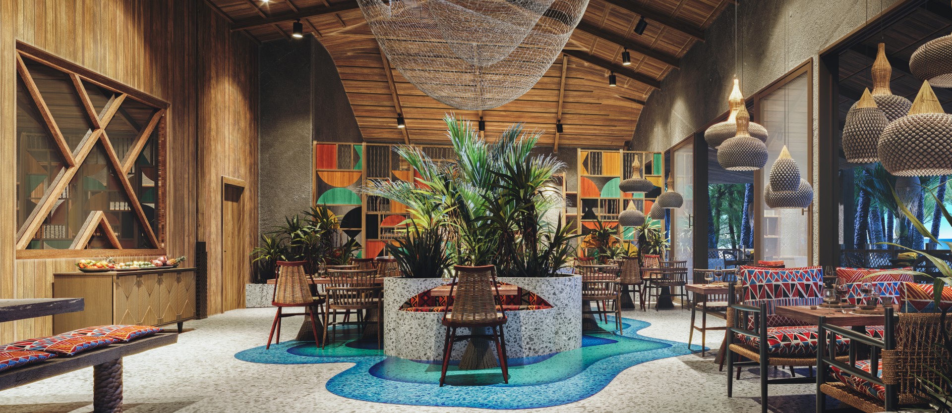 Restaurant interior design