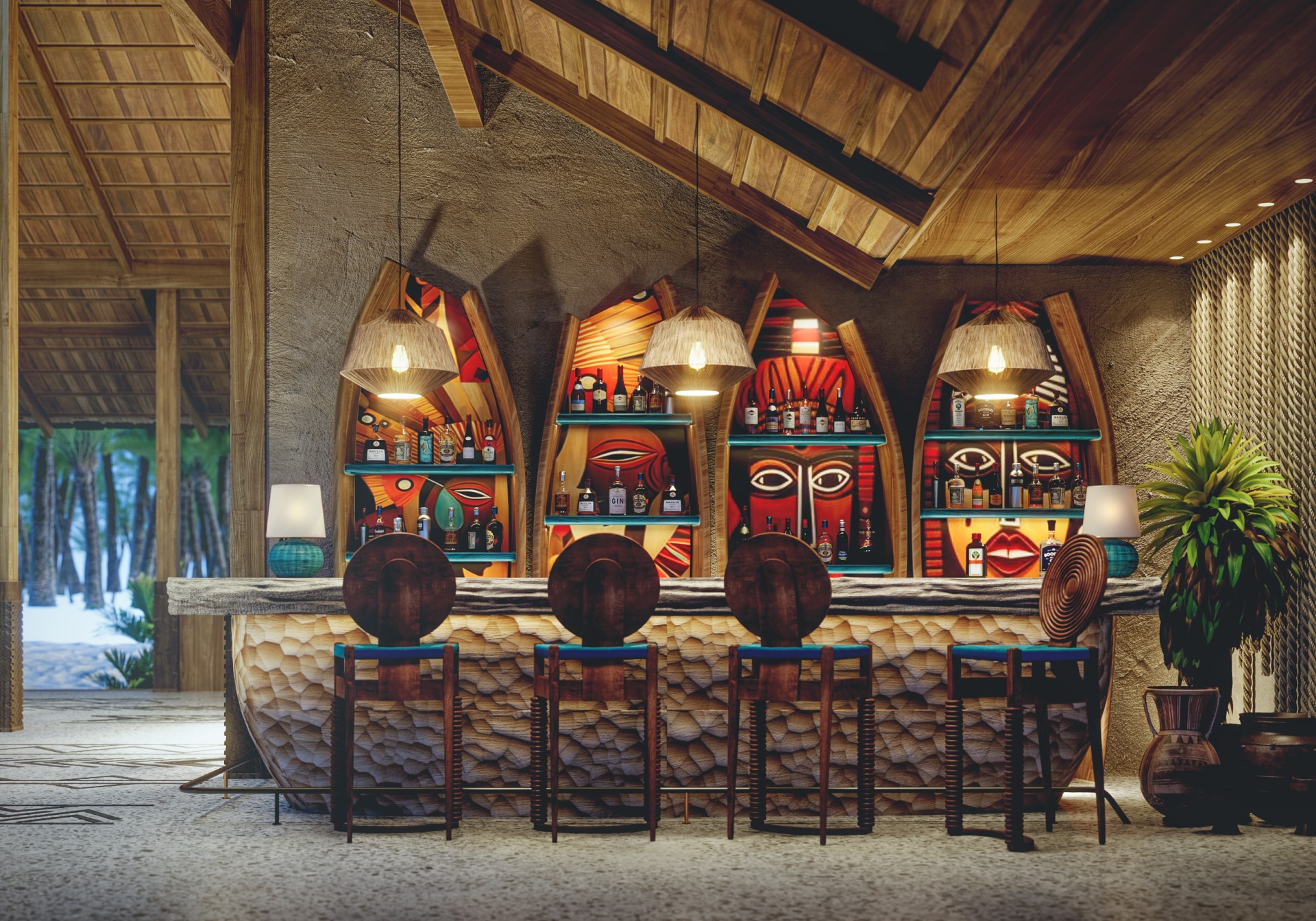 Restaurant interior design