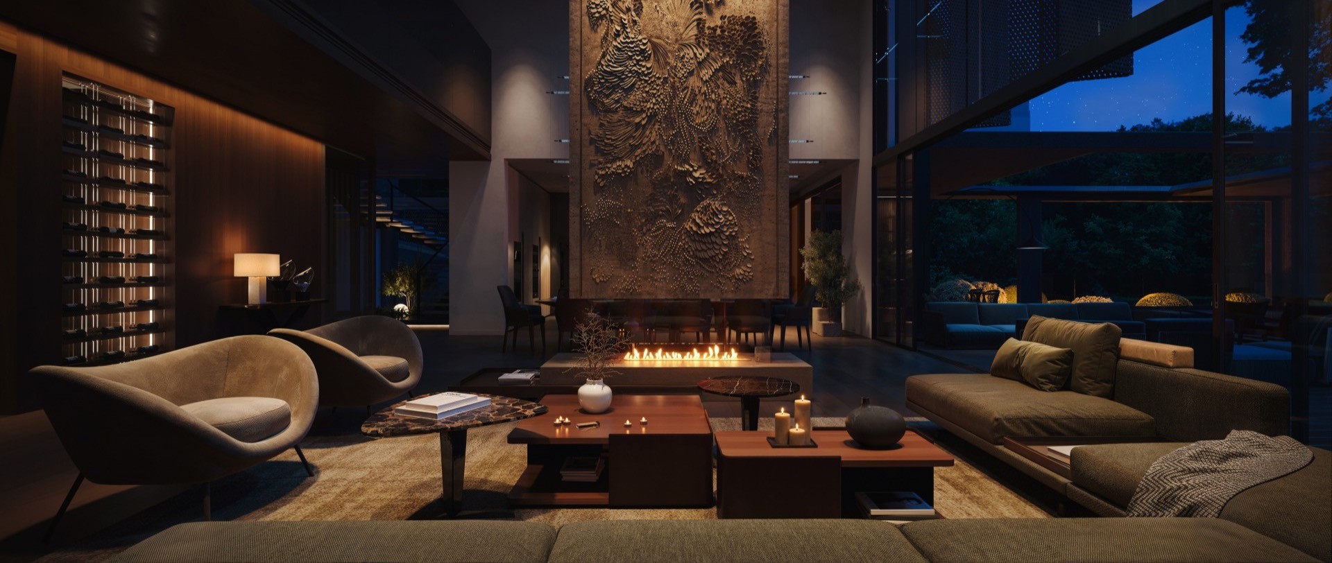 Lisi Villa biophilic interior design