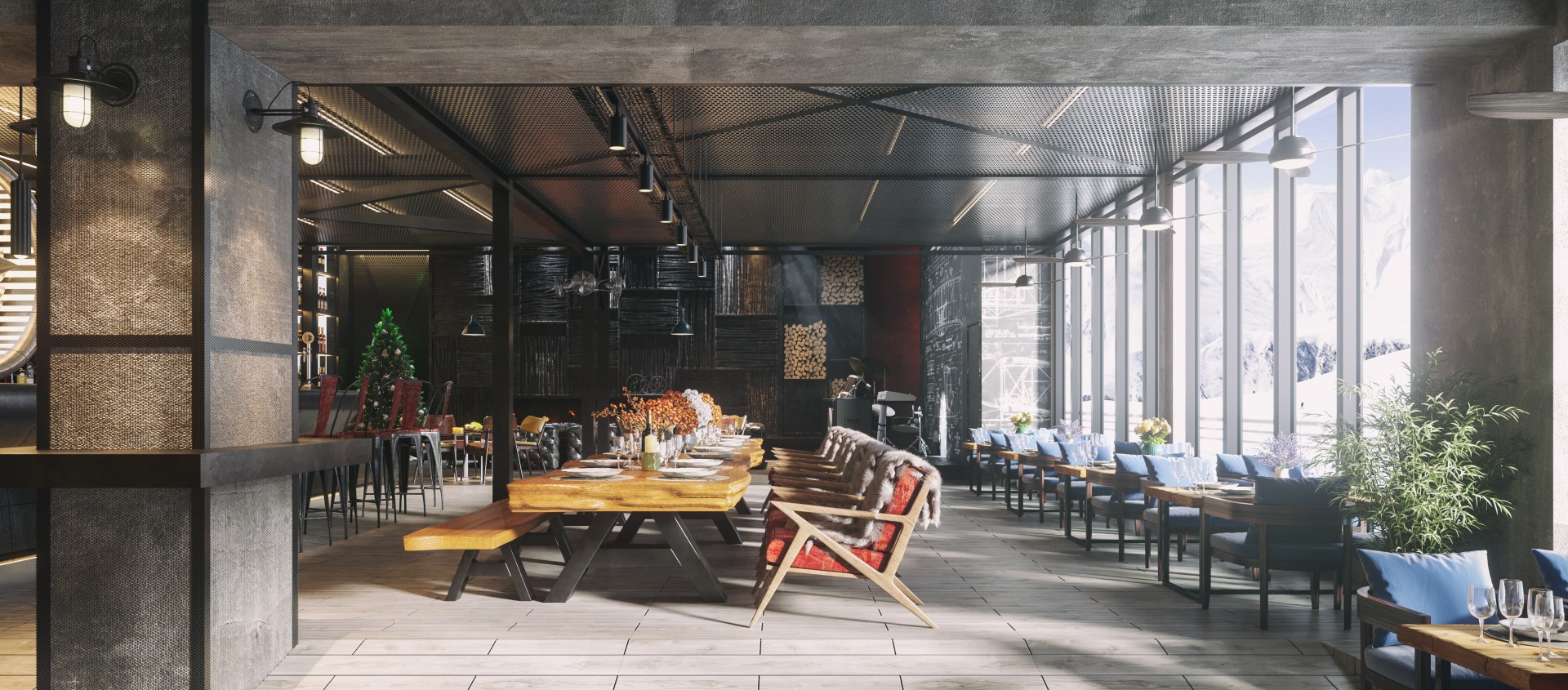 Architectural Design - Restaurant Aviator