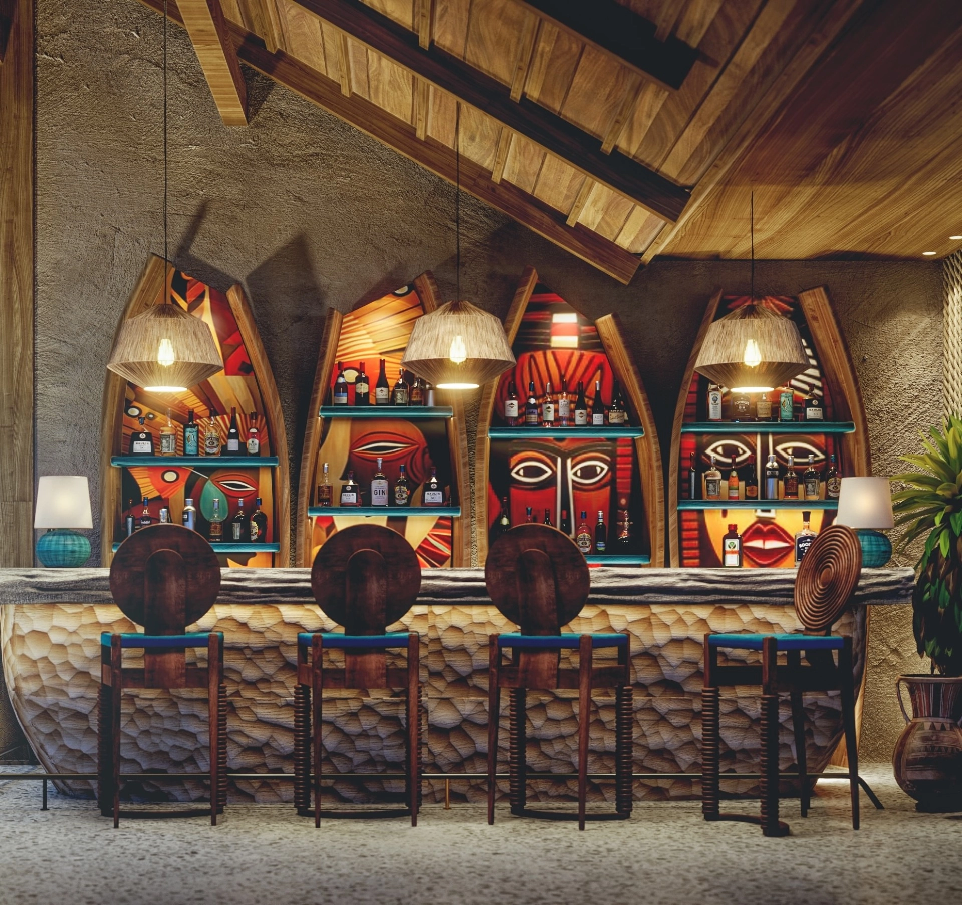 Restaurant interior design